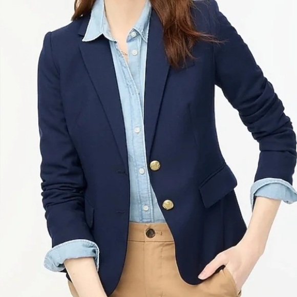 J. Crew Jackets & Blazers - 💙J. Crew Royal Blue Blazer with Gold Accents